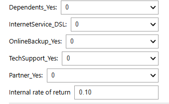 Dashboard UI Parameters